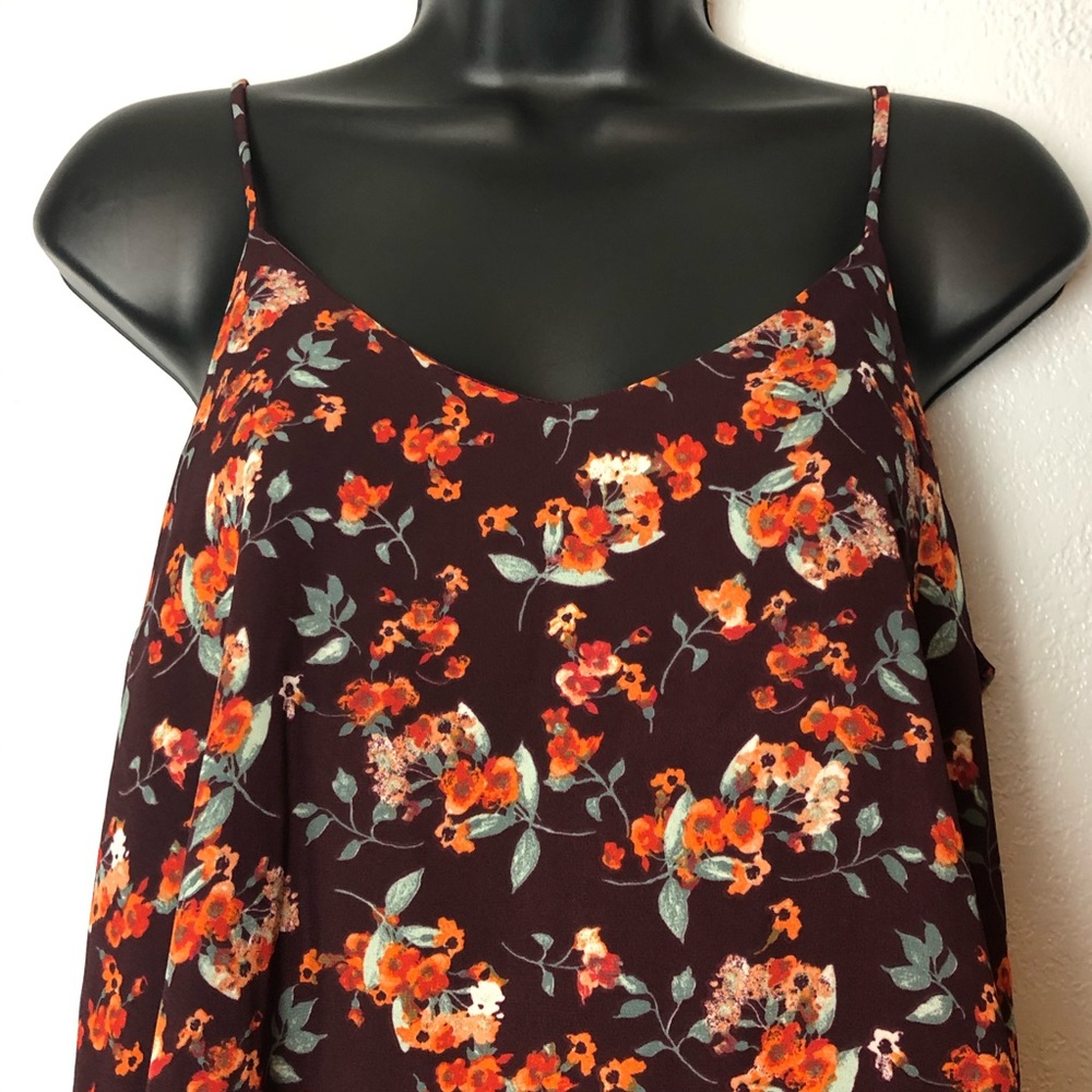 PEACH LOVE California Runway Seven floral shirt S - Picture 2 of 14
